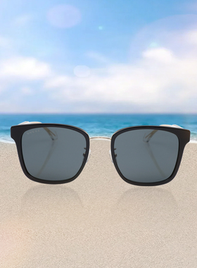 【自营】GUCCI/古驰男女同款墨镜板材百搭时尚太阳镜GG0563SKN