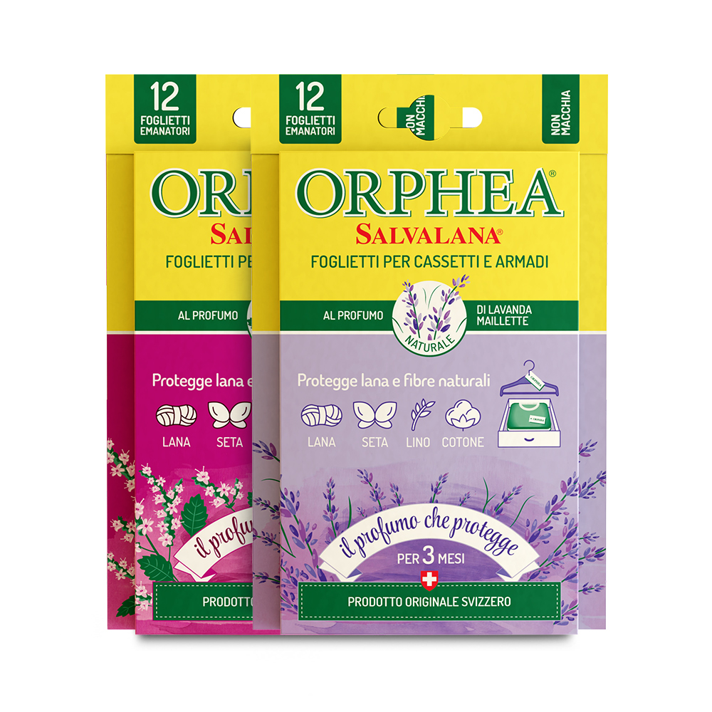 【自营】瑞士orphea/奥菲雅天然樟脑丸毛衣防虫防蛀香片12片装 *2 - 图0