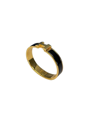 HermesClicH手镯黑金色