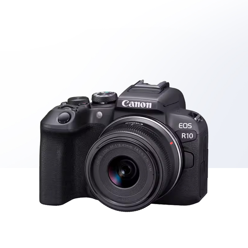 【自营】佳能 EOS R10 RF-S 18-45mm 套机微单相机入门级高清数码 - 图2