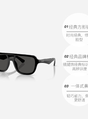 【自营】Burberry博柏丽太阳镜男女款大框板材墨镜遮阳眼镜 4474U
