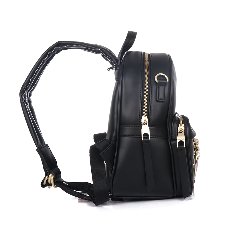 天猫国际进口超市国内现货【直营】范思哲 VERSACE JEANS COUTURE 女士黑色小号斜挎双肩包2
