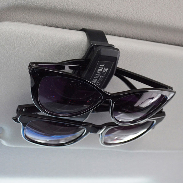 YAC car glasses clip car sun visor storage card clip car creative glasses placement rack