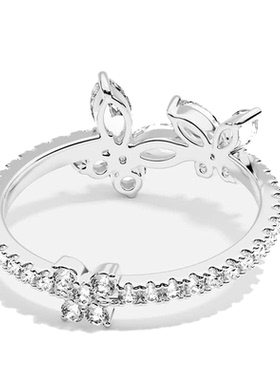 【自营】APM MonacoAPM Monaco银色蝴蝶戒指A24241OX