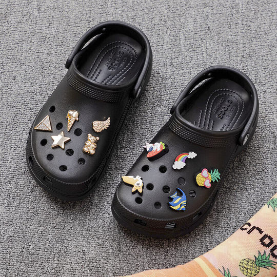 Crocs beach clogs thick soles