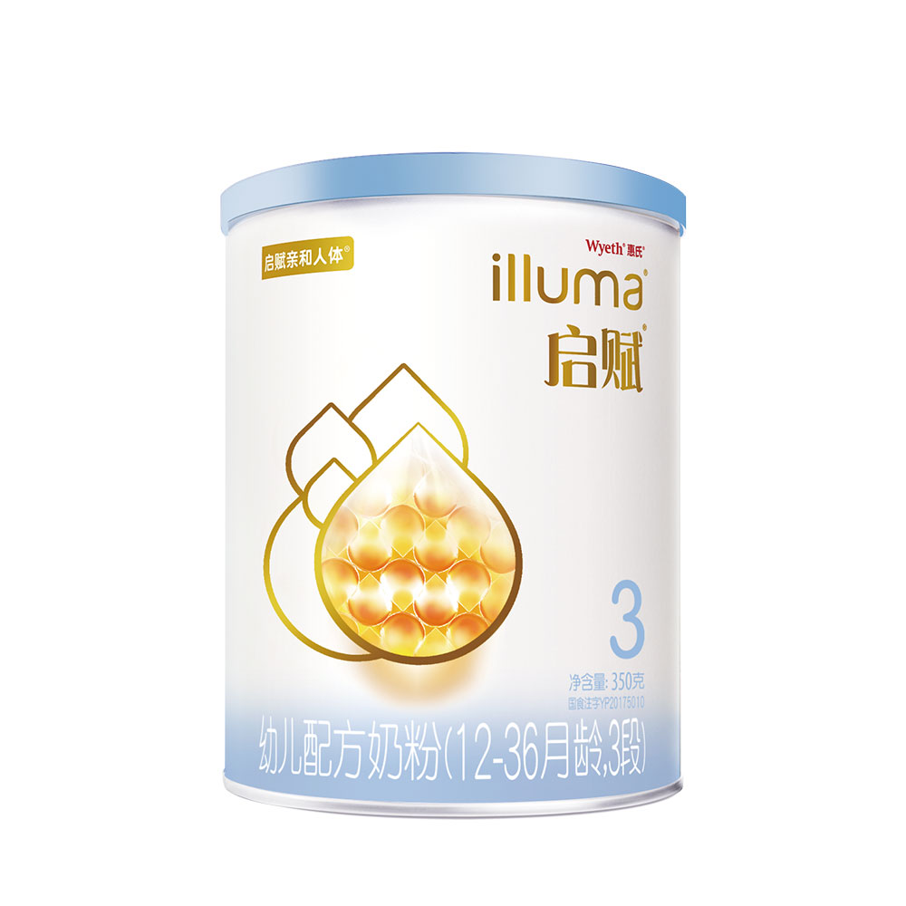 天猫国际进口超市国内现货惠氏"蓝钻"启赋3段350g（赠品）0