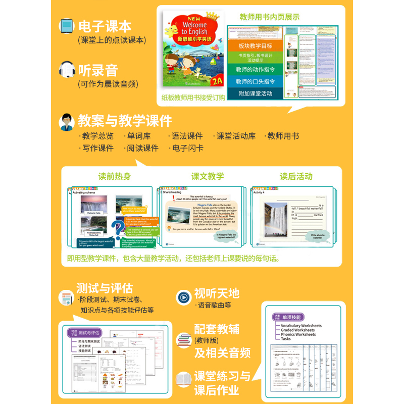 【自营】新思维小学英语 New Welcome to English 朗文英语小学教材 朗文新思维 国内版小学英语教材 新思维 朗文新思维小学英语