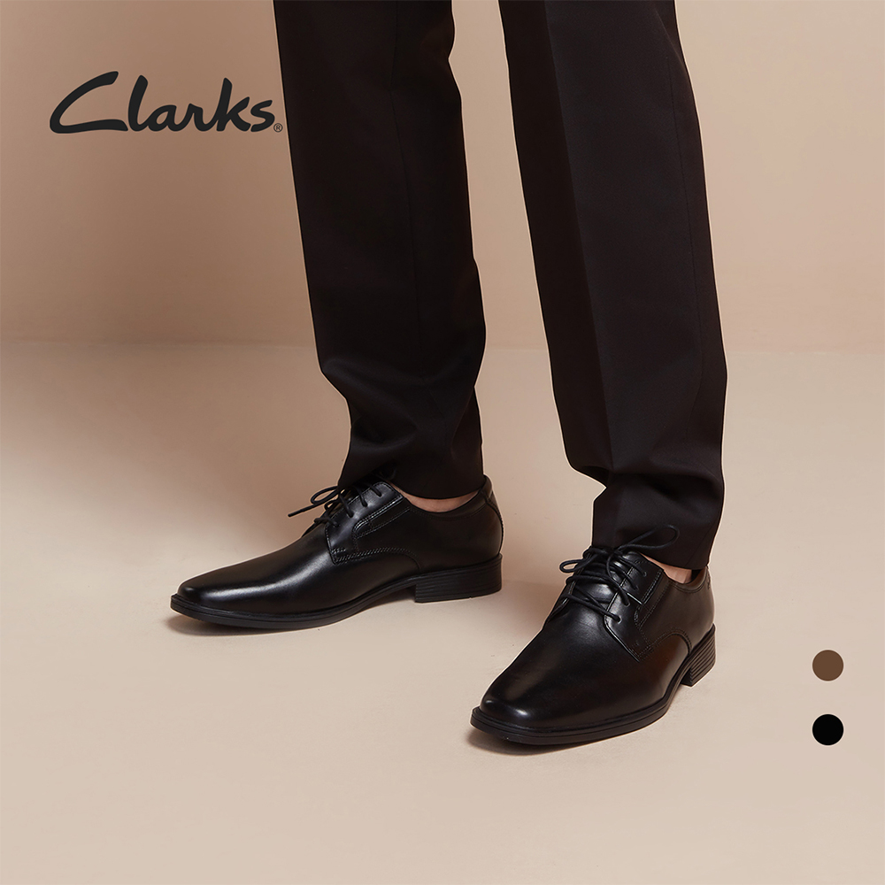 天猫国际进口超市国内现货【直营】CLARKS其乐男鞋新款正装英伦商务皮鞋德比鞋Tilden Plain3