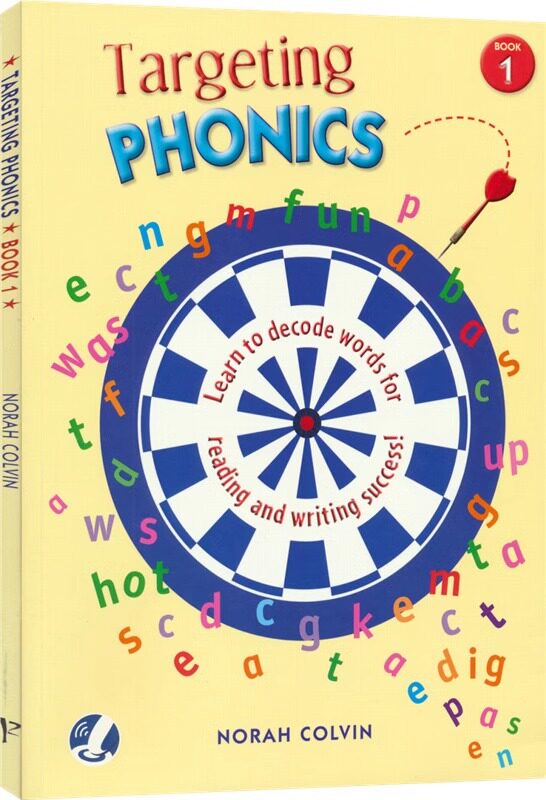【自营】点读版Targeting Phonics 对标自然拼读3册 零基础入门 学练结合 超200个高频词 英语听说读写 提升阅读理解 英文原版