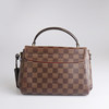 Second-hand Louis Vuitton women's bag 85 new CROISETTEDAMIER checkerboard messenger bag cross-body