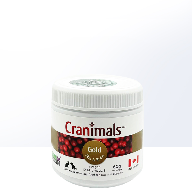 【自营】Cranimals克雷蒙进口抗氧化宠物泌尿健康植物蔓越莓粉60g