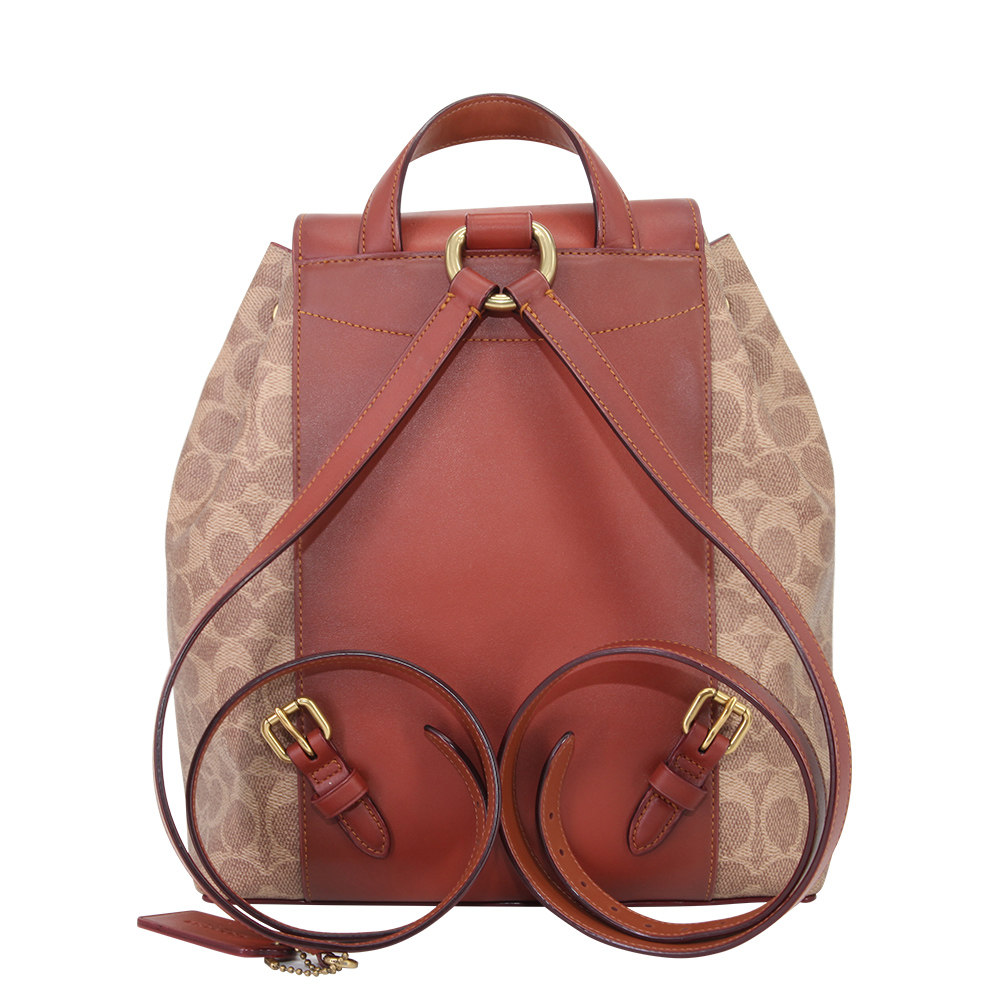 【直营】coach女士evie老花双肩背包 天猫国际时尚直营双肩背包