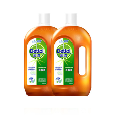 Dettol/滴露家用室内杀菌抑菌除螨多功能衣物清洗剂消毒液1.8L*2