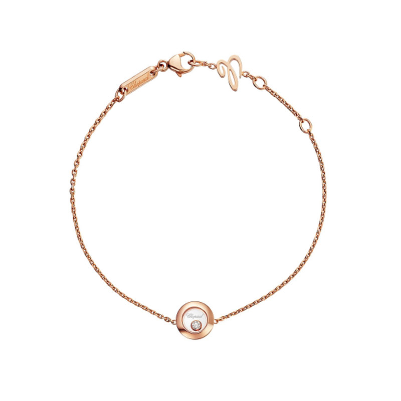 【自营】chopard /萧邦玫瑰金手链 天猫国际自营时尚范手链