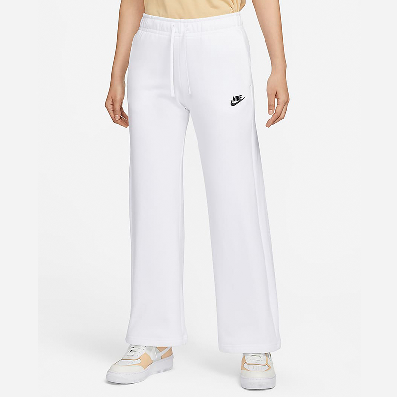 【自营】nike耐克冬季女子CLUB运动休闲灰色阔腿裤长裤FB2728-063 - 图0