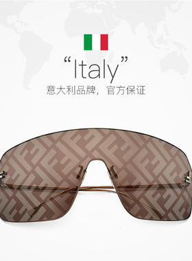 【自营】Fendi 墨镜太阳镜金属诠释前卫时尚造型品牌标识FE4121US
