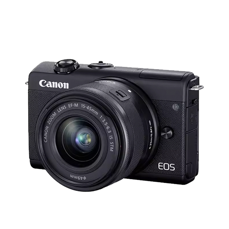 【自营】Canon/佳能m200单电微单15-45套机高清美颜自拍vlog旅游 - 图1