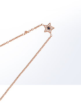 阿玛尼项链女轻奢锁骨