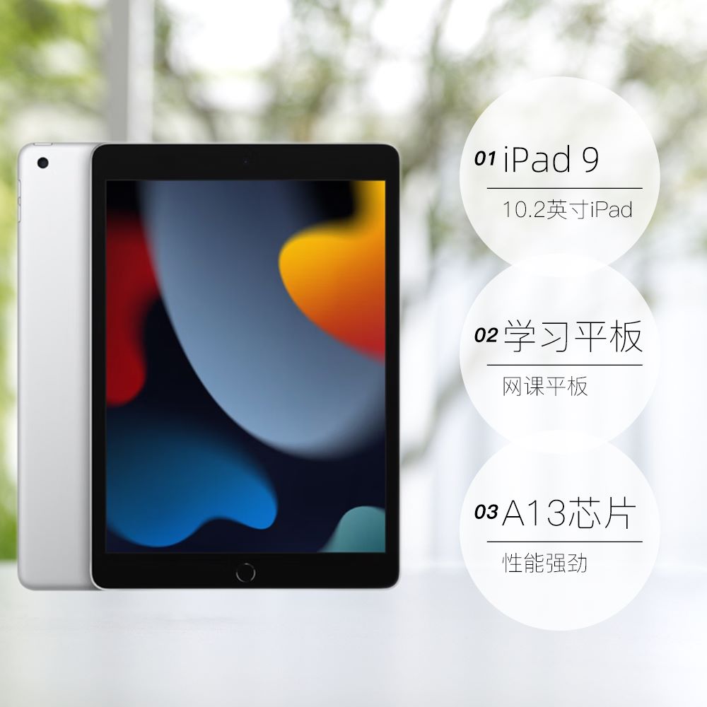 【自营】Apple/苹果 iPad 10.2英寸平板电脑iPad第九代ipad9海外版 - 图0