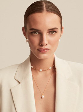 DIUTTIDNTI白钻项链女士