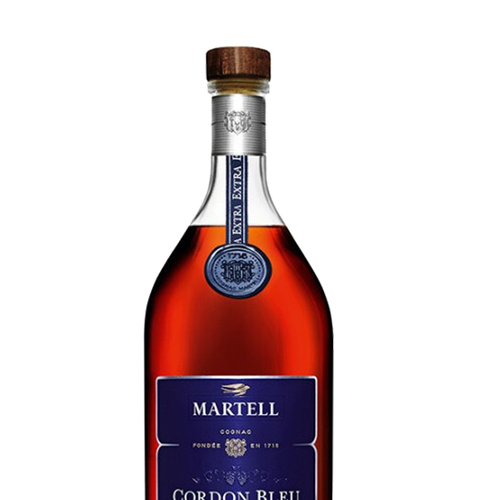 【自营】1升大瓶装  Martell马爹利蓝带傲创 法国干邑白兰地 礼盒