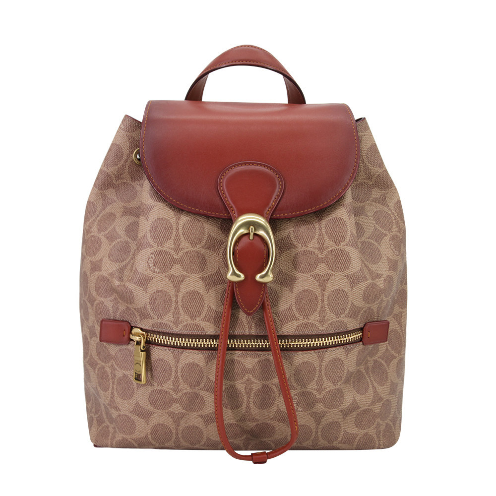 【直营】coach女士evie老花双肩背包 天猫国际时尚直营双肩背包