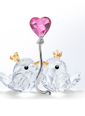 爱情鸟摆件Swarovski/施华洛世奇