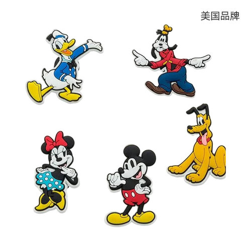 【自营】Crocs卡骆驰洞洞鞋卡通卡扣鞋花5件装配件装饰10015-117 - 图1