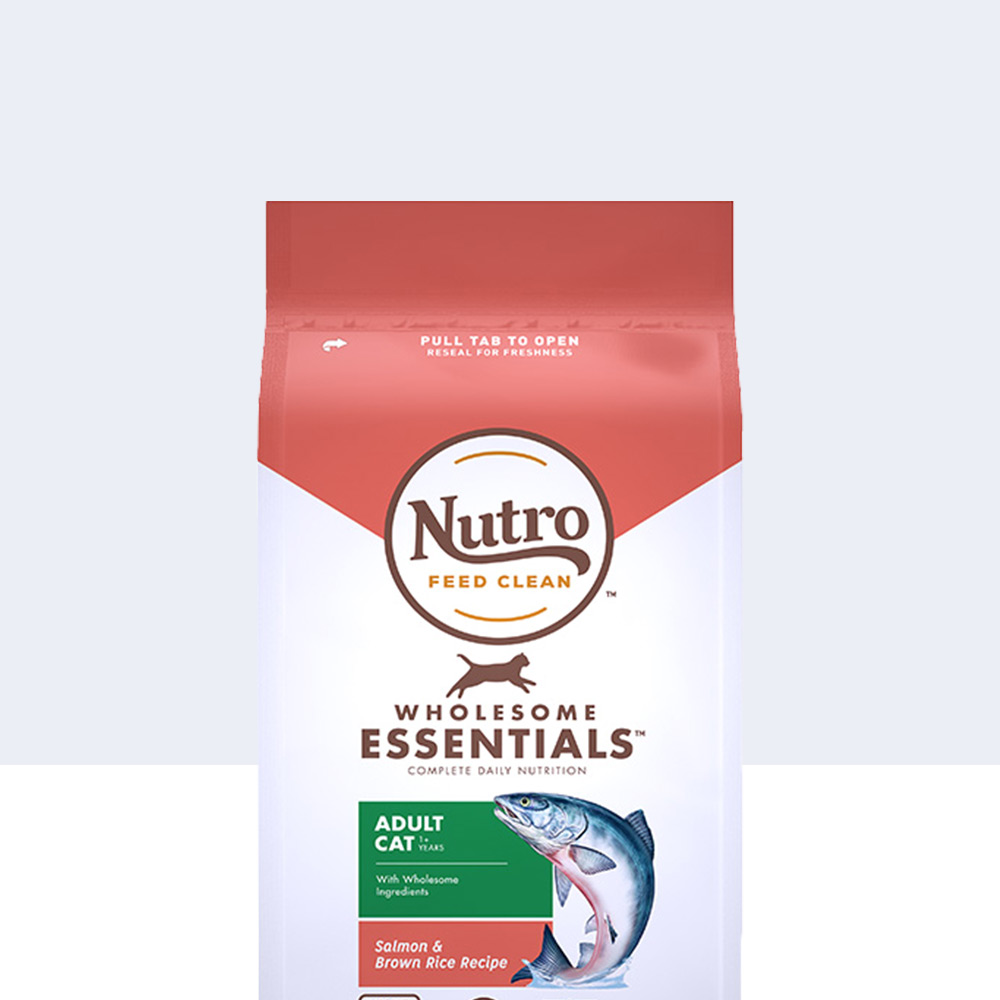 天猫国际进口超市Nutro/美士进口原肉粮天然猫粮成猫猫粮三文鱼肉增肥5磅猫咪干粮1