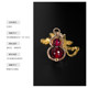 Ruohua Jewelry Jufu Large Ruby Pendant Women's 18K Gold Gourd Necklace Design Colorful Neck Jewelry Gift