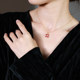Ruohua Ruby 18K Gold Colorful Treasure Pendant