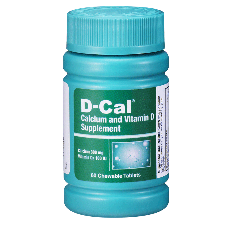 dcal迪巧成人维d钙*2瓶咀嚼片 dcal迪巧海外钙