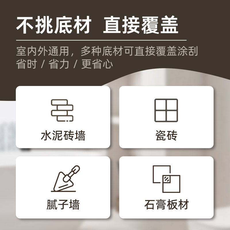 微水泥墙地一体涂料艺术墙面漆水泥地面地坪漆侘寂风肌理质感油漆 - 图2