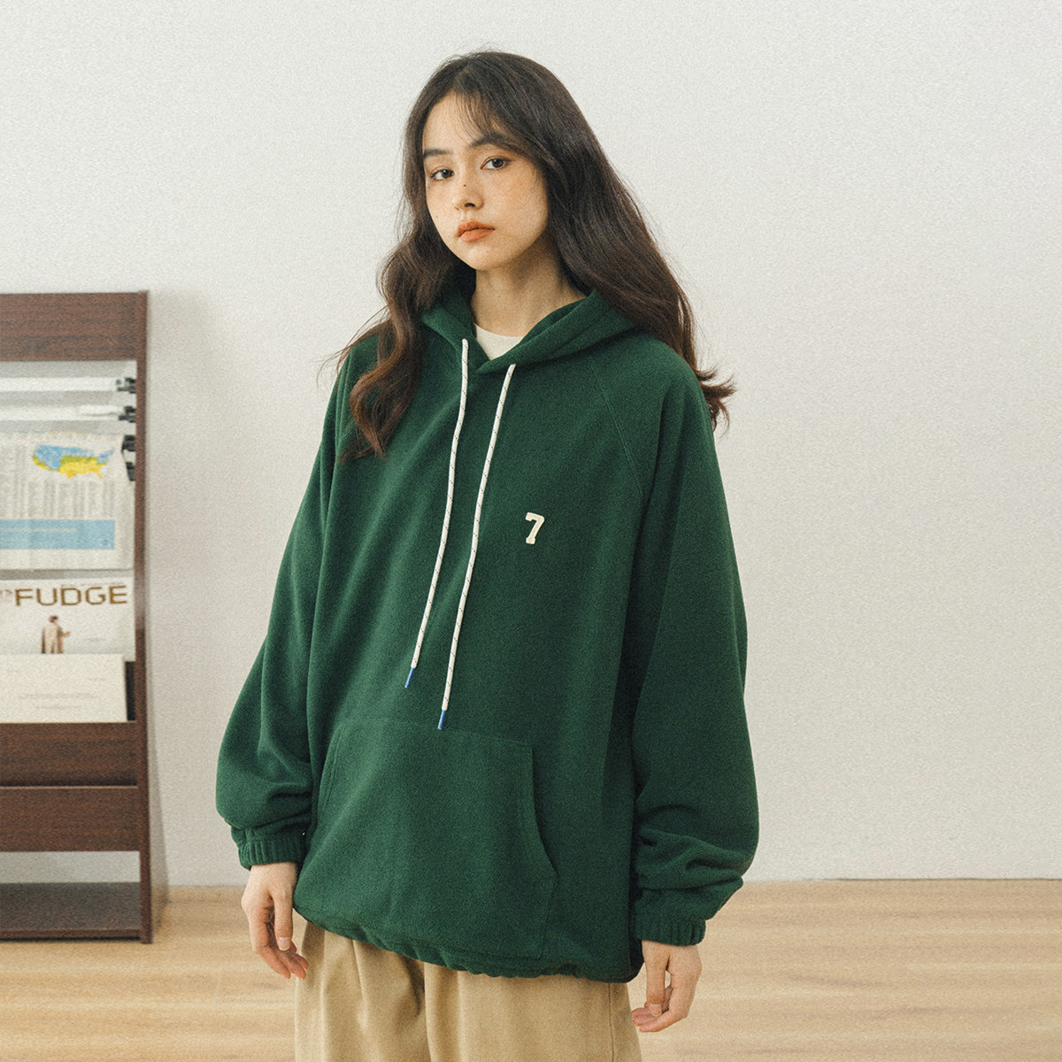 714street克莱因蓝摇粒绒男卫衣 714street卫衣