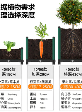 庭院阳台菜园专属塑料种植箱花盆