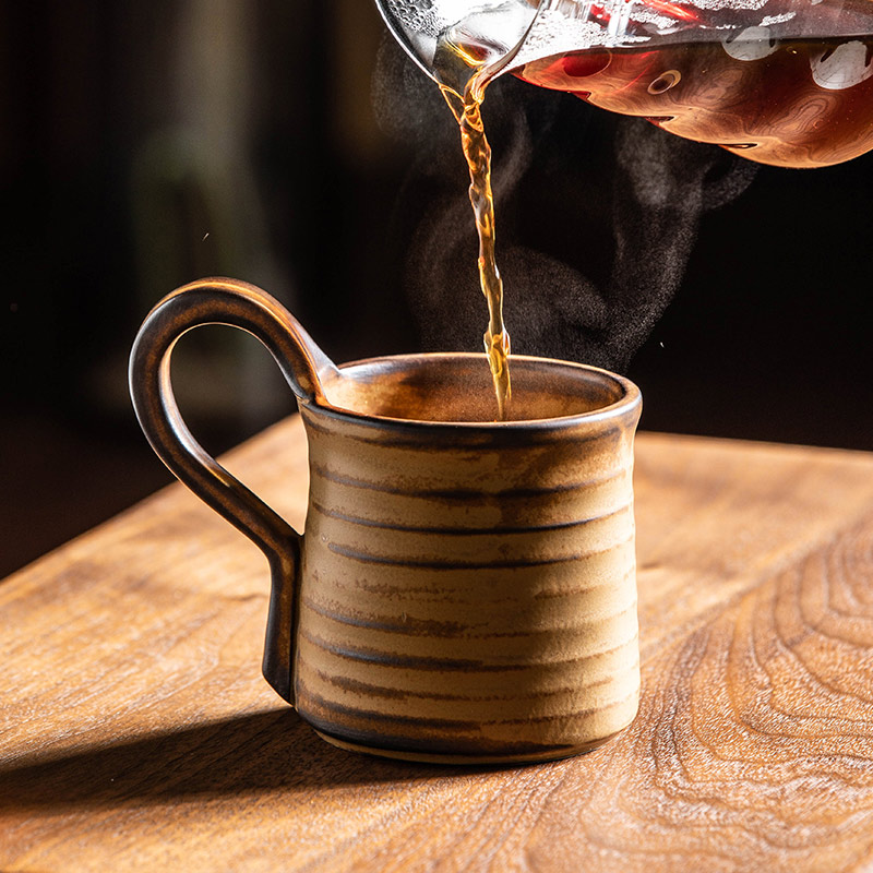 alaniz南兹M系列陶瓷咖啡杯早餐杯子复古挂耳马克杯家用欧式水杯