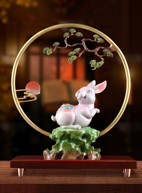 黎采铜桌面摆件中式客厅