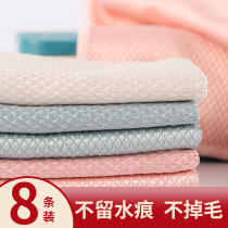 Polished glass special kitchen Scales Rag to absorb water without dropping off gross housework cleaning cloth to oil without marks and no scar towels