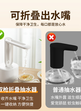 得力电动抽水器自动上水器压水器