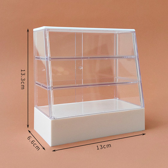 Mini cake dessert simulation cabinet miniature supermarket food and play storage model dollhouse ornaments non-children's toys