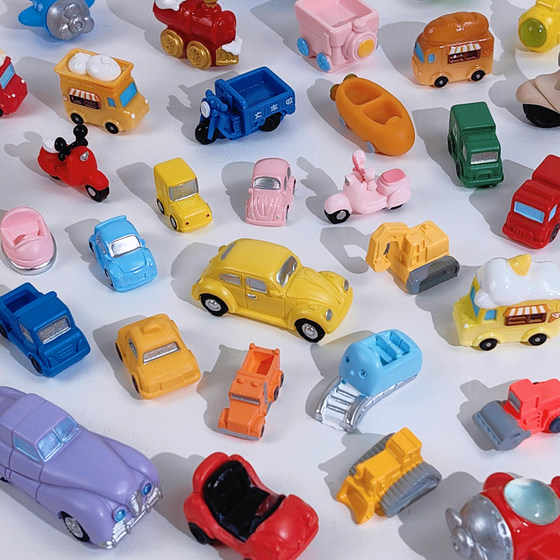 Mini engineering vehicle blind bag simulation car airplane model creative car transportation trendy children's day gift