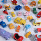 Mini engineering vehicle blind bag simulation car airplane model creative car transportation trendy children's day gift