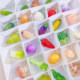 30 grid vegetable hole blind box creative simulation broccoli lotus root children's luxury lottery poke fun toy