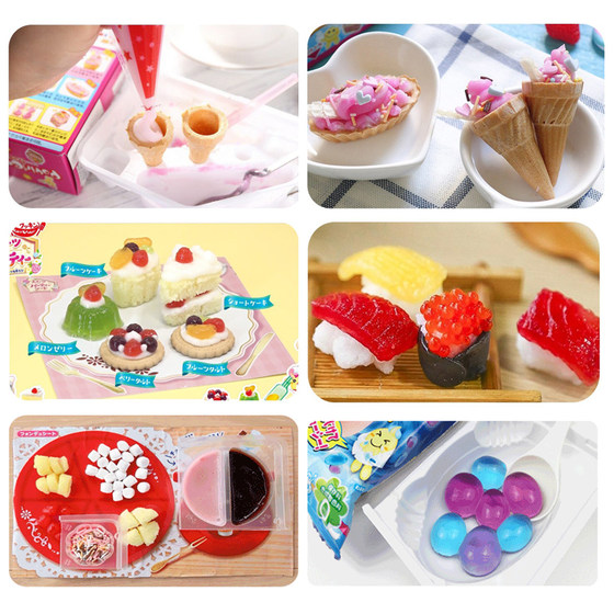 Japanese food and play edible set gift package Kanebo handmade mini food 61 Children's Day gift