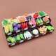 Miniature mini supermarket vegetable stall pumpkin pepper doll house small ornaments micro landscape decoration accessories model shelves