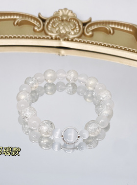 新中式原创玛瑙手串水晶手链礼物