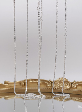 意大利小众银项链女S925锁骨链