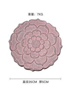 踏步石室外庭院花园脚踏石莲花汀步石中式户外草坪装饰铺路石地砖