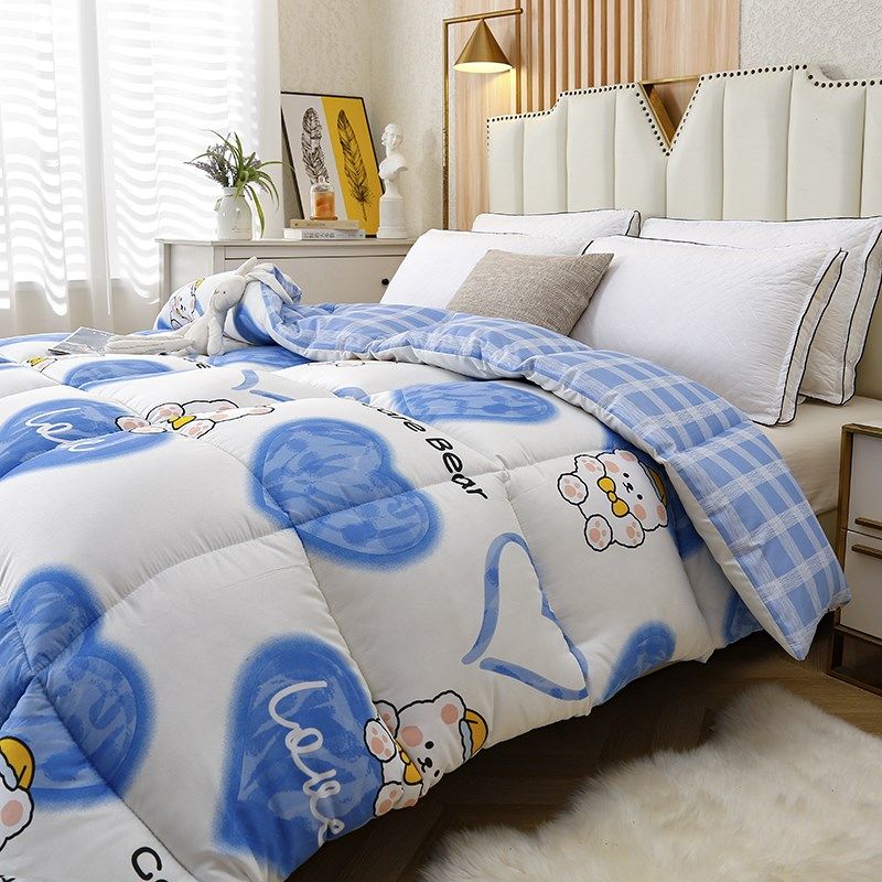 被子冬被加厚棉被春秋被被褥保暖被芯学生单人宿舍空调被四季通用,淘宝优惠券,粉丝福利购,淘宝优惠卷