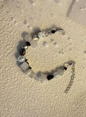 甜媚kt星星糖果幻彩星语KT猫手串少女风星星蝴蝶串珠送闺蜜配饰品